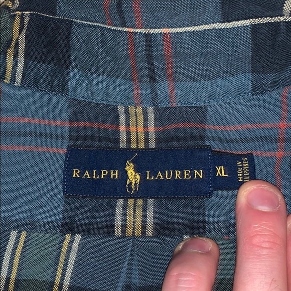 Men’s Polo Ralph Lauren Plaid Button-down Shirt - Picture 3 of 3